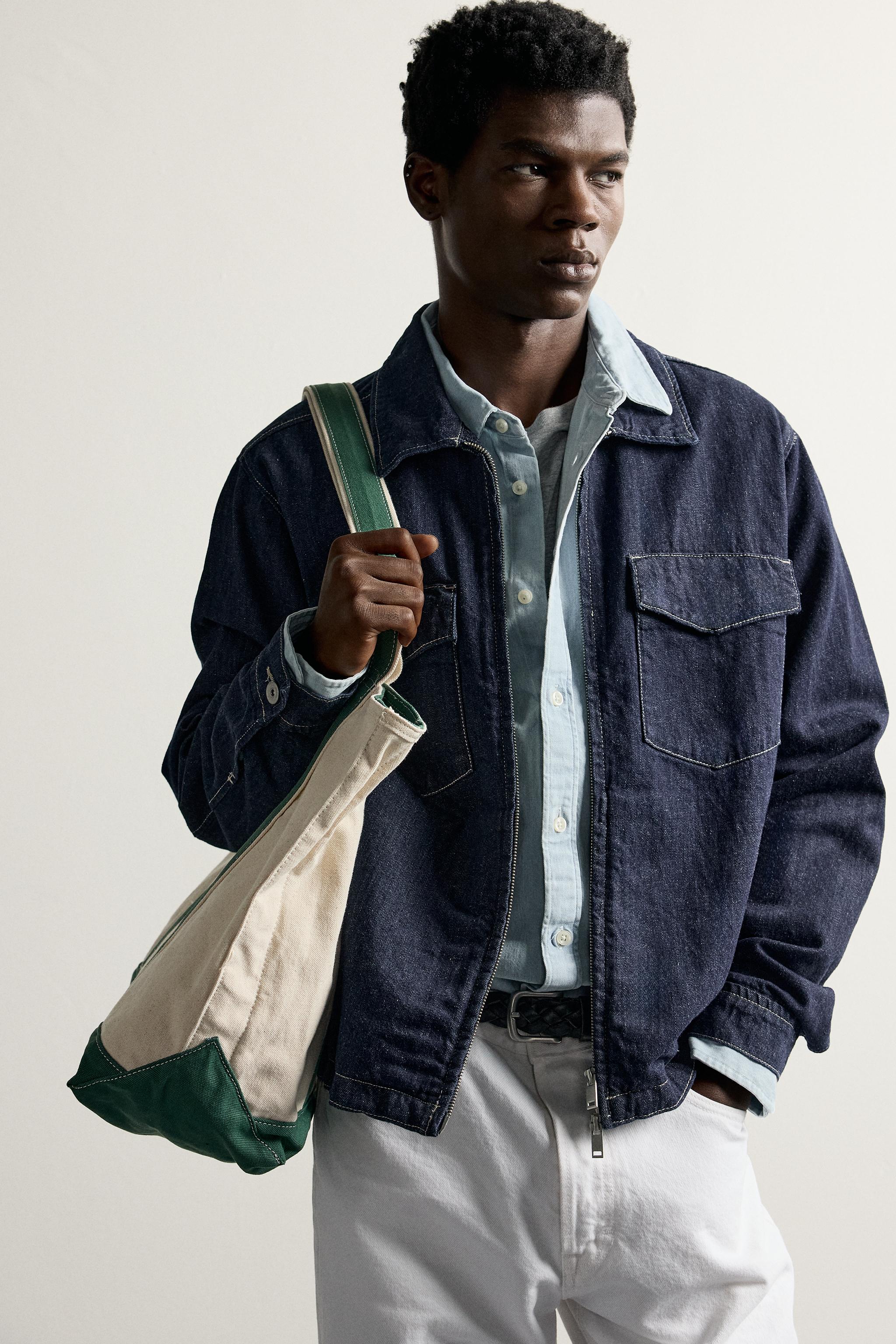 REGULAR FIT ZIP-UP OVERSHIRT